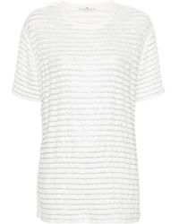 Ermanno Scervino - ラインストーン ニットトップ - Lyst
