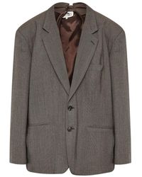 MM6 by Maison Margiela - Single-Breasted Blazer - Lyst