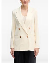 Benetton - Double-Breasted Button Top - Lyst