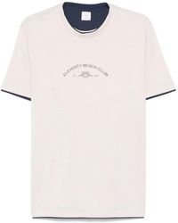 Eleventy - Logo-Print T-Shirt - Lyst