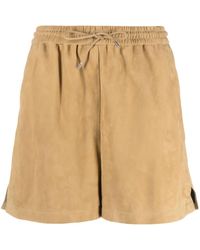 Loewe - レザーショートパンツ - Lyst