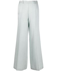 Forte Forte - Striped Jacquard Wide-leg Trousers - Lyst