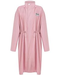 Moschino - Logo Patch Parka - Lyst