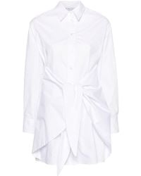 Manuel Ritz - Classic-collar Cotton Shirt Minidress - Lyst