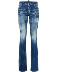 DSquared² - Mid-Rise Flared Jeans - Lyst