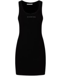 Alexander Wang - Jacquard Logo Racer Mini Dress - Lyst