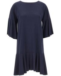 Kaos - Raglan-Sleeves Ruffle Dress - Lyst