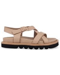 SERGIO MORETTI FIRENZE - Crossover-Strap Buckle-Fastening Sandals - Lyst