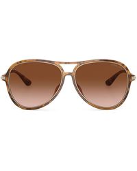 Michael Kors - Breckenridge Round-frame Tinted Sunglasses - Lyst