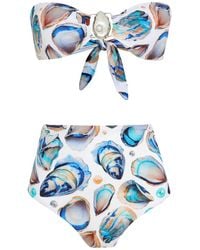 Brigitte Bardot - Set Bikini Con Stampa - Lyst