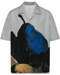 CROQUIS - Graphic-Print Cotton Shirt - Lyst