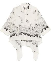 P.A.R.O.S.H. - Floral-Print Shirt - Lyst