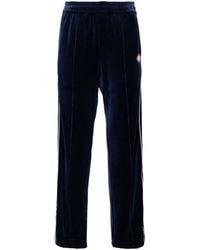 CASABLANCA - Heart Monogram Velvet Track Pants - Lyst