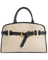 Coccinelle - Medium Sabine Leather-Trim Tote Bag - Lyst