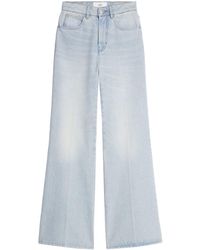 Ami Paris - Weite High-Waist-Jeans - Lyst