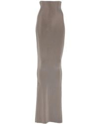 Rick Owens - "Dirt Coda" Long Skirt - Lyst