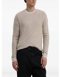 Guess - Pull En Maille Gaufrée À Col Rond - Lyst