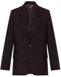 Victoria Beckham - Blazer À Revers Crantés - Lyst