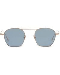 Cutler and Gross - Geometric-Frame Sunglasses - Lyst