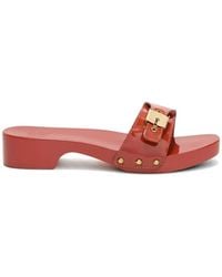Scholl - Pescura Cameron Patent-Finish Sandals - Lyst