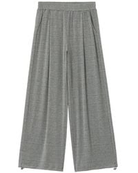 B+ AB - Pleated Wide-Leg Track Pants - Lyst