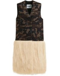 Essentiel Antwerp - Jack Van Imitatiebont Met Camouflageprint - Lyst