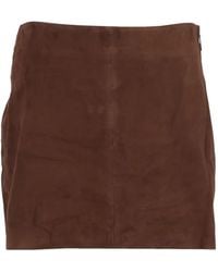 Arma - Melody Suède Mini-Rok - Lyst