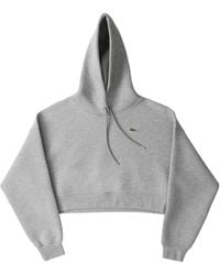 Lacoste - Logo-Patch Hoodie - Lyst