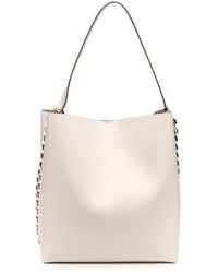 Stella McCartney - Bolso shopper Frayme con ribete de cadena - Lyst
