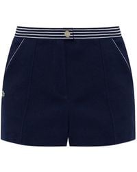 Lacoste - Shorts Met Gestreepte Afwerking - Lyst