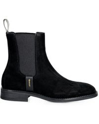 GANT - Suede Chelsea Boots - Lyst