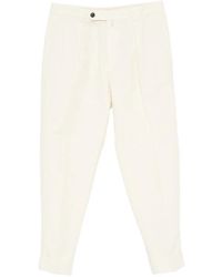 Berwich - Plissierte Tapered-Hose - Lyst