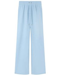 Versace - Wool-Blend Flared Towel Pants - Lyst