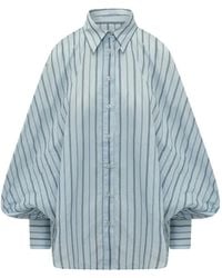 SOSUE - Striped Long Sleeve Blouse - Lyst