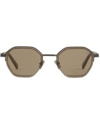 ZEGNA - Geometric-Frame Sunglasses - Lyst