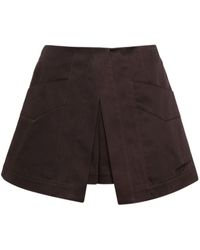 MSGM - Layered-design Shorts - Lyst