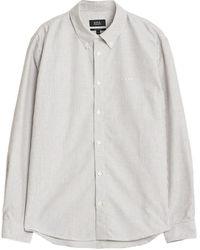A.P.C. - Gestreept Overhemd - Lyst