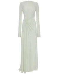 Victoria Beckham - Twist Waist Gown Dress - Lyst