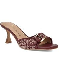 Guess - Dista Heeled Sandals - Lyst