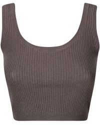 Wild Cashmere - Ribbed-Knit Tank Top - Lyst