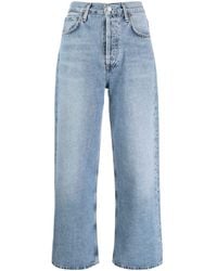 Agolde - Ren Jean Cropped-Jeans mit hohem Bund - Lyst