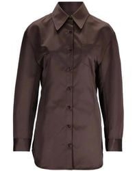 Frankie Shop - Akita Cinched Shirt Mini Dress - Lyst