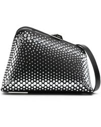 The Attico - Midnight Clutch mit Strassverzierung - Lyst