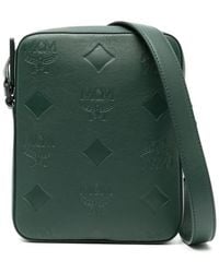 MCM - Mini Klassic Monogram Leather Crossbody Bag - Lyst