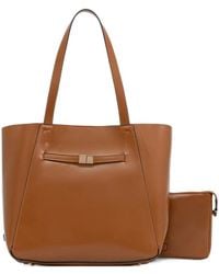 Marc O' Polo - Tessa Logo-Patch Leather Tote Bag - Lyst