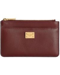 Dolce & Gabbana - Plongé Calfskin Card Holder - Lyst