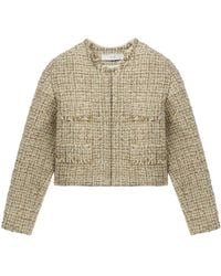 IRO - Tweed Cropped Jacket - Lyst