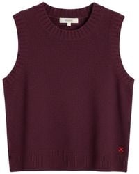 Chinti & Parker - Basics Ribbed-Trim Round-Neck Tank Top - Lyst