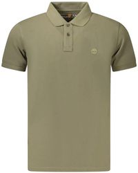 Timberland - Logo-Embroidered Piqué Polo Shirt - Lyst