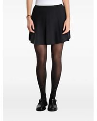 MC2 Saint Barth - Pleated Knitted Mini Skirt - Lyst